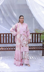 Pink Petal -3PC Printed Lawn | Unstitched