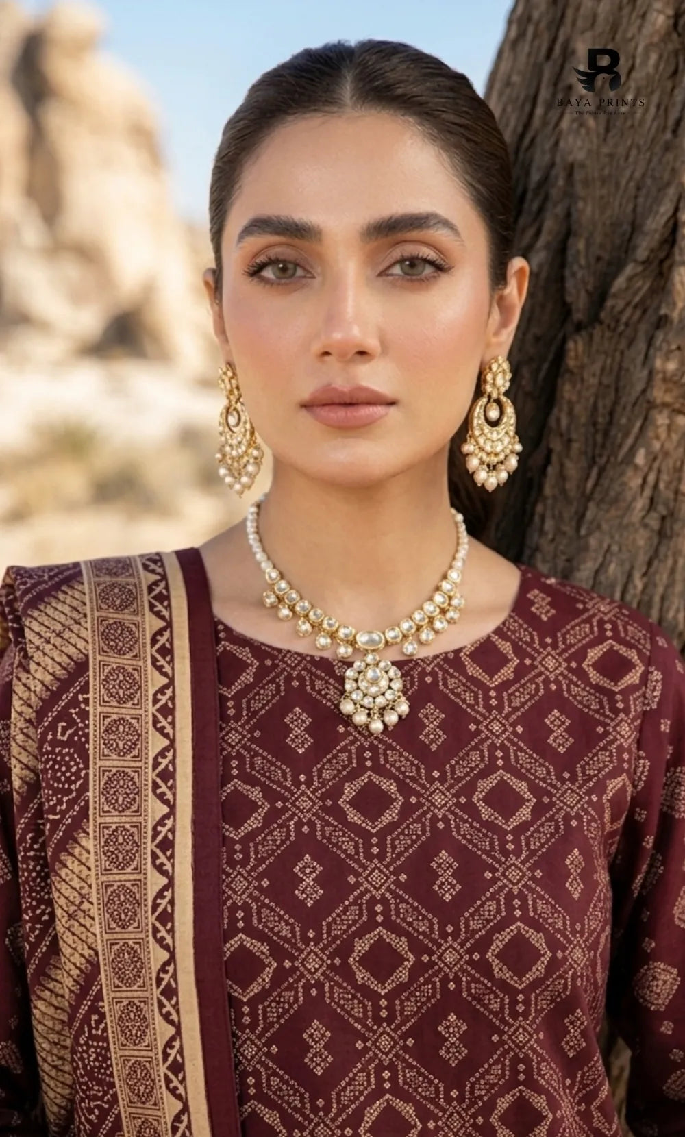 3PC Printed Lawn | Unstitched |  V24