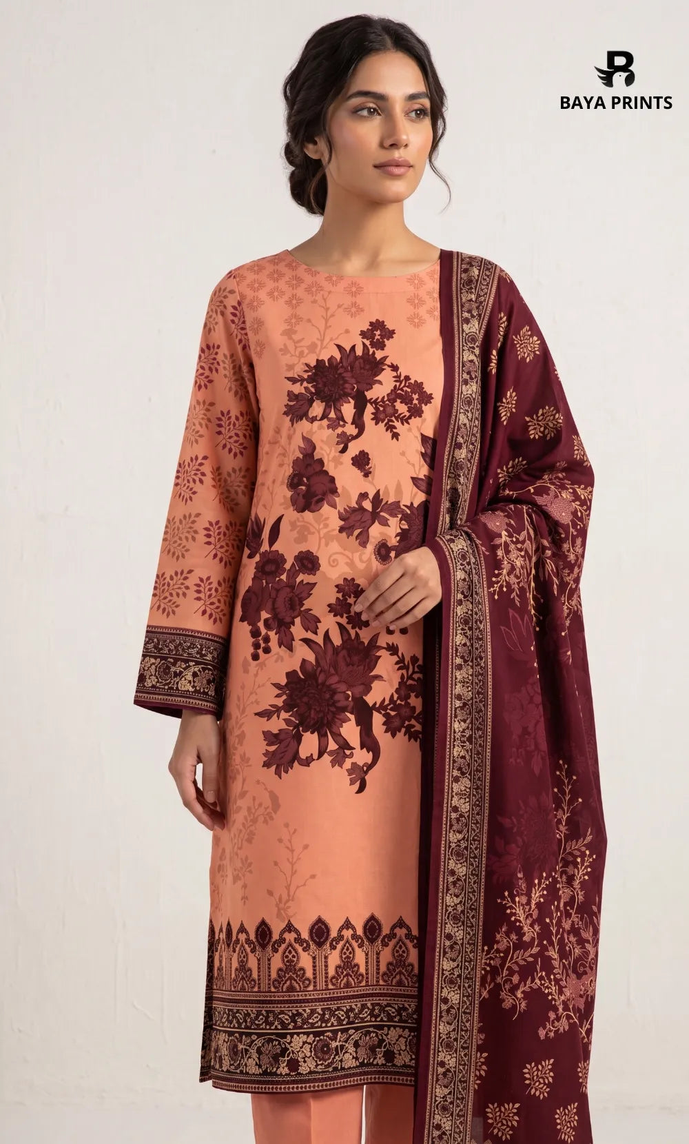 3PC Printed Lawn | Unstitched |  V23
