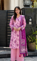 3PC Printed Lawn | Unstitched |  ET-V2