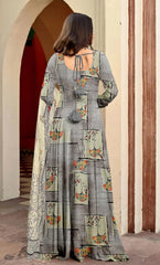 3 Piece Unstitched Printed Lawn Suit- BA-V-7