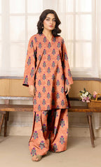 2PC Unstitched Printed Lawn Suit  - BD-V6-23