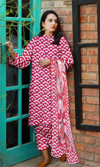 3 Piece Unstitched Premium Lawn Suit- BA-V-30-S23