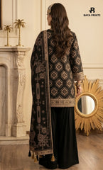 3PC Printed Lawn | Unstitched |  B&S