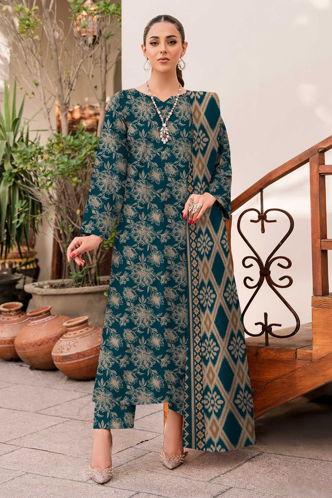 3PC Unstitched Khadar Suit  BA-K-V9-06 Main Image