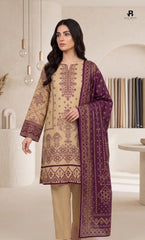 3PC Printed Lawn | Unstitched | BA-V26-7
