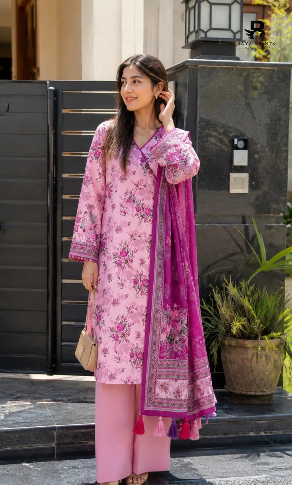 3PC Printed Lawn | Unstitched |  ET-V2