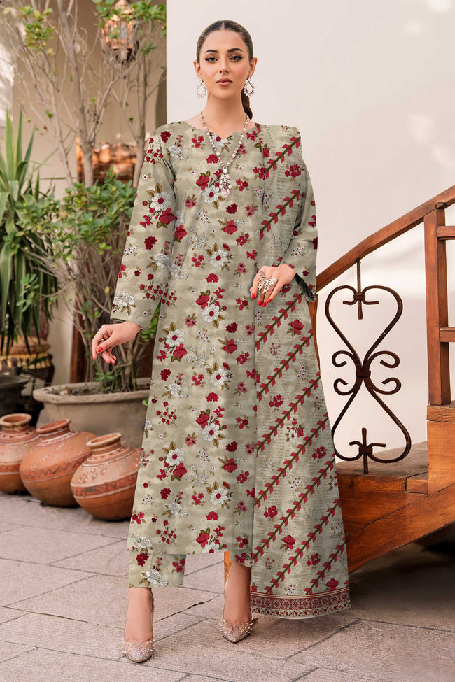 3PC Unstitched Khadar Suit  BA-K-V9-11 Main Image