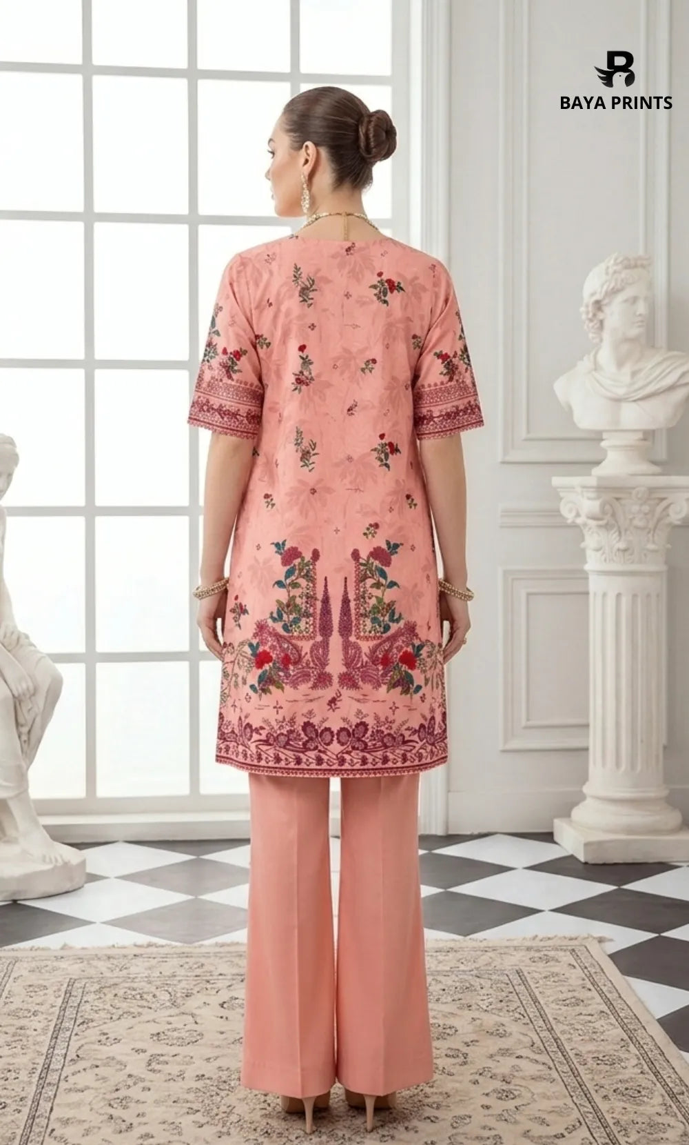 3PC Printed Lawn | Unstitched |  KHD