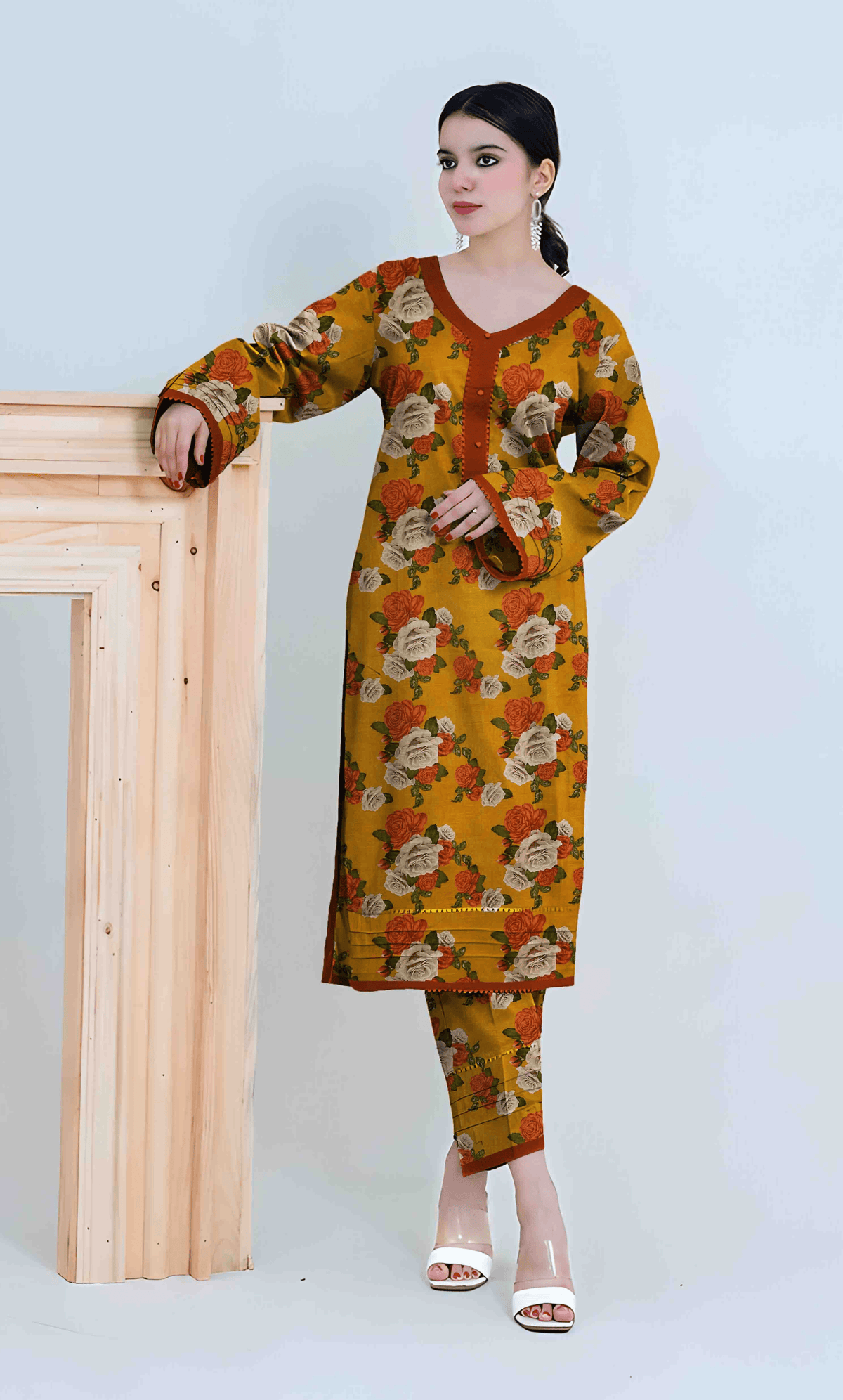 2PC Unstitched Khadar Suit -US-K1 -06