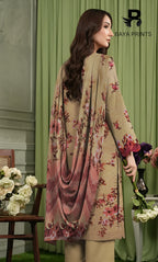 3 Piece Unstitched Karandi Suit BA-V10-7