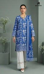 3PC Printed Lawn | Unstitched | BA-V25