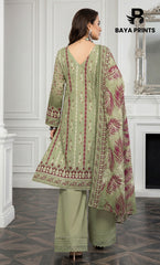 3 Piece Unstitched Lawn Suit -V-21-B-03