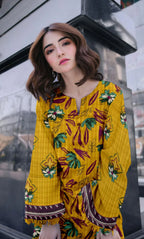 3 Piece Unstitched Printed Lawn Suit -BA-V16-06