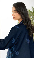 3PC Luxury Embroidered Unstitched Lawn Suit - ZED-V3-06