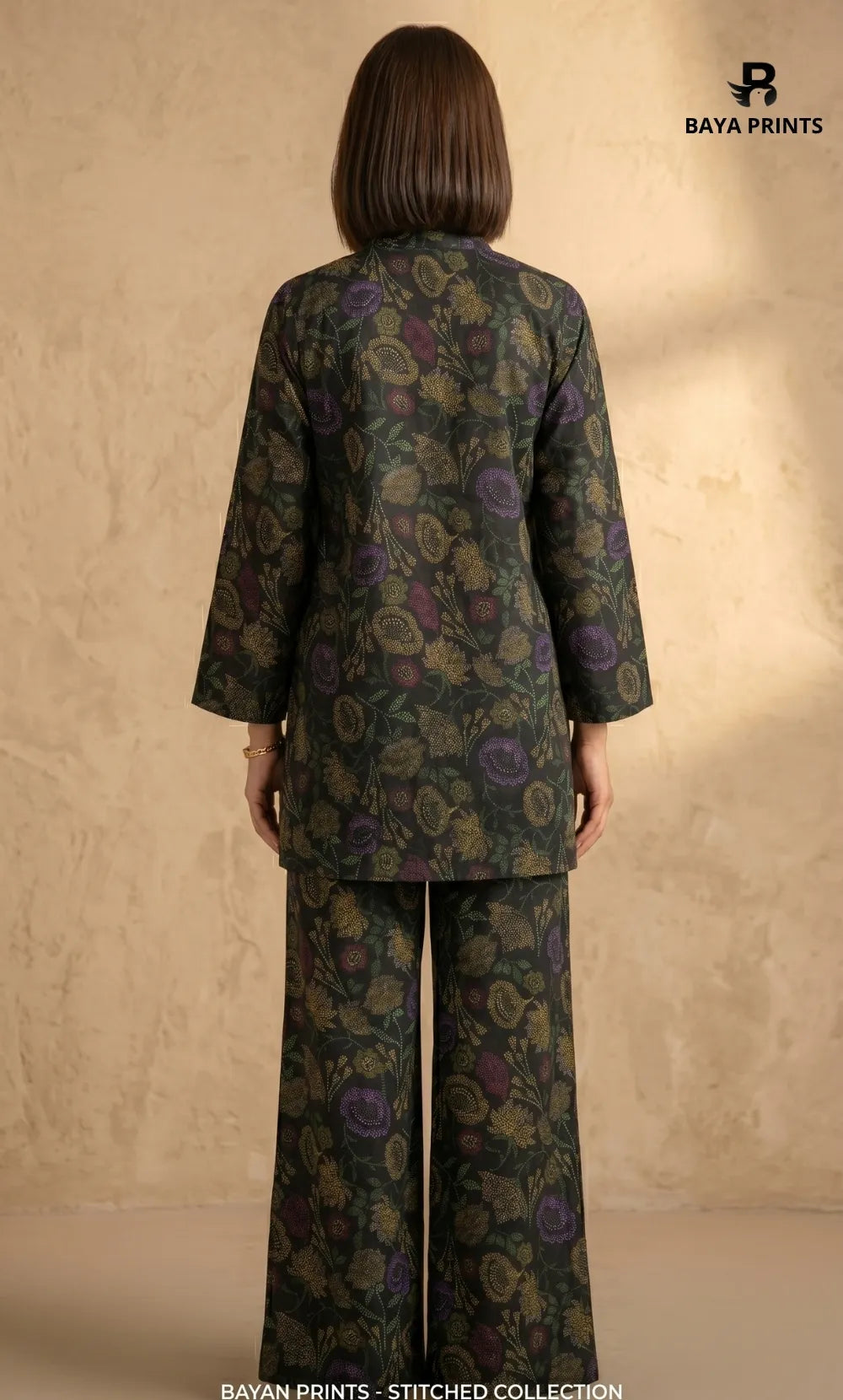 2PC Unstitched Printed Lawn Suit -Orlina