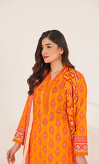 3 Piece Printed Unstitched Lawn Suit | SE-A-05