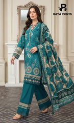 3 Piece Unstitched Lawn Suit -V-21-B-04