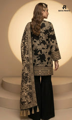 3PC Printed Lawn | Unstitched |  B&S