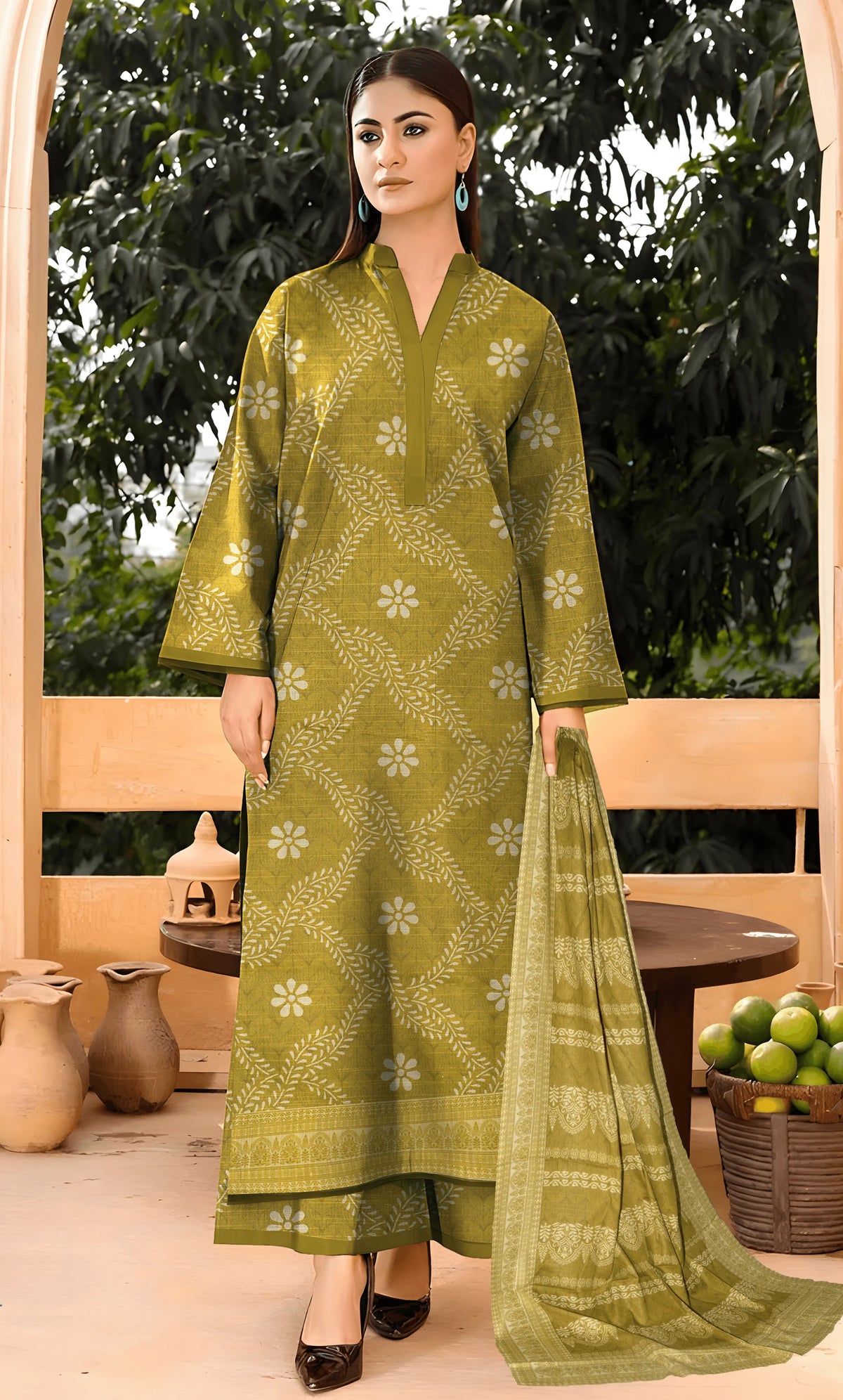 3PC Unstitched Khadar Suit  BA-K-V11-24 B-7