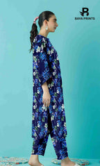 2PC Unstitched Printed Lawn Suit - BA-V7-05