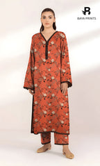 2PC Premium Linen Unstitched-DE V6 -023