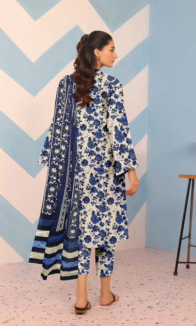 3 Piece Unstitched Premium Lawn Suit- BA-V-30-S09 Main Image