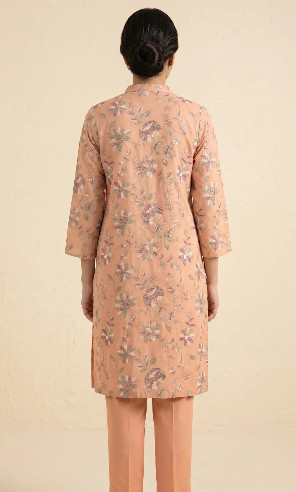 2PC Premium Embroidered Lawn |Unstitched | Breez