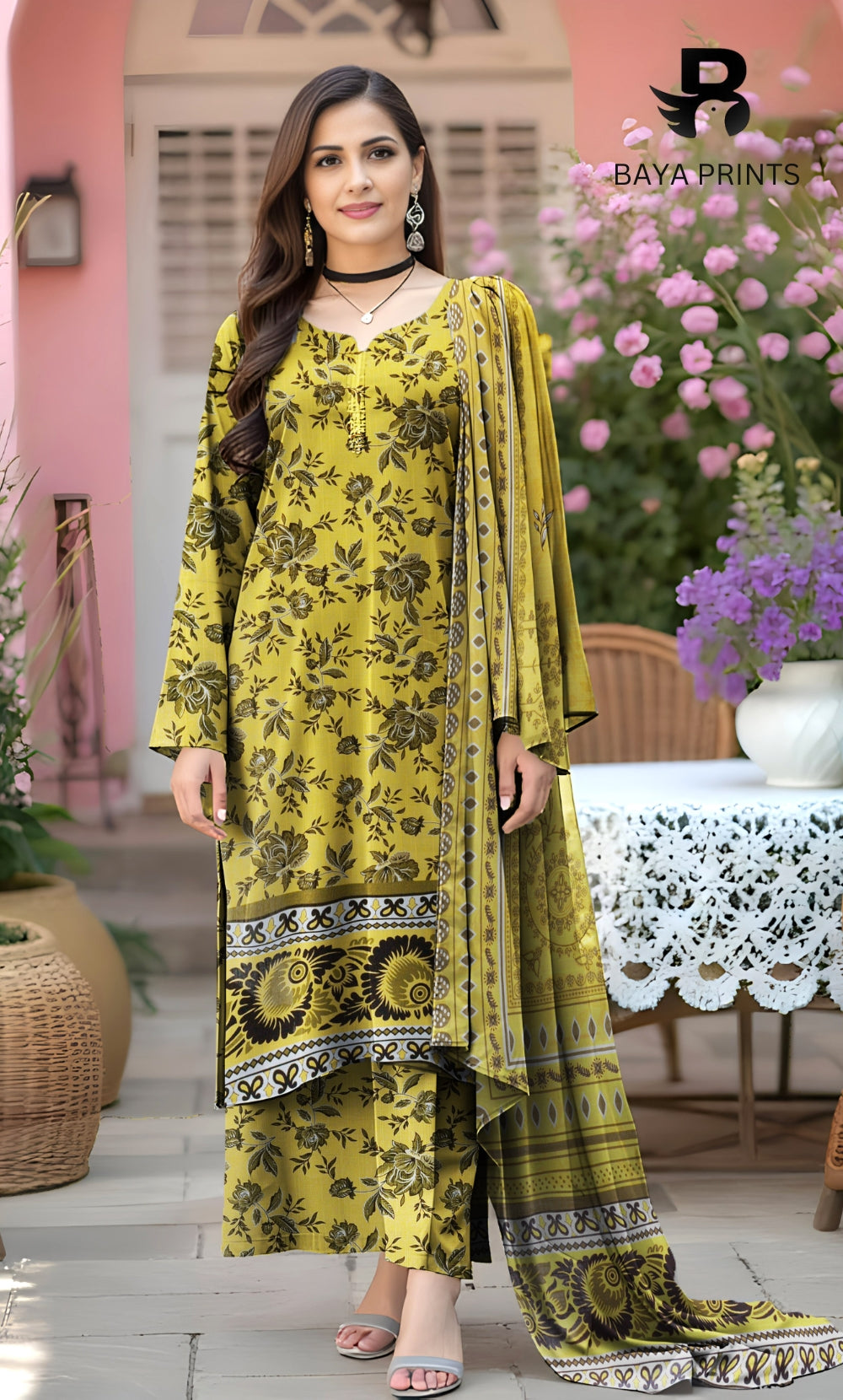 3PC Unstitched Khadar Suit  BA-K-V11-16