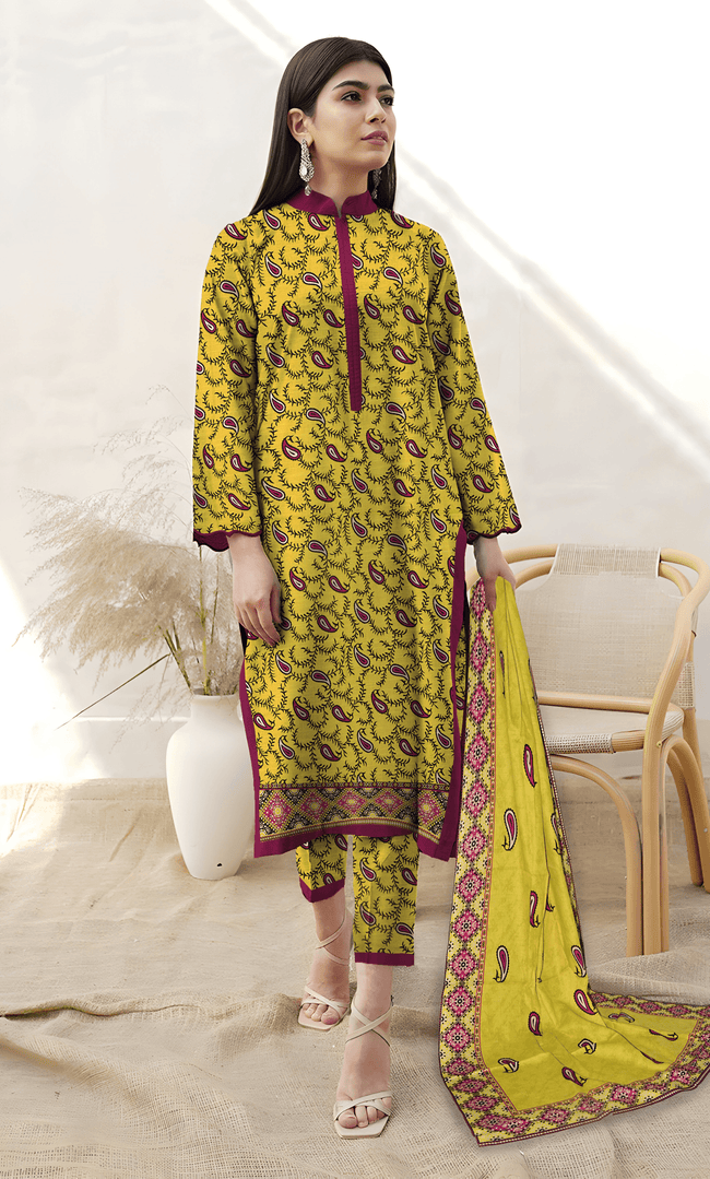 3PC Unstitched Khadar Suit  BA-K-V7 -15 Hover Image