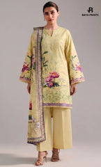 3PC Printed Doria  Lawn | Unstitched | BA-V27