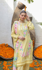 ZOE– 3PC Dobby Lawn Unstitched Suit-03