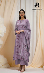 3 Piece Unstitched Karandi Suit BA-V10-9