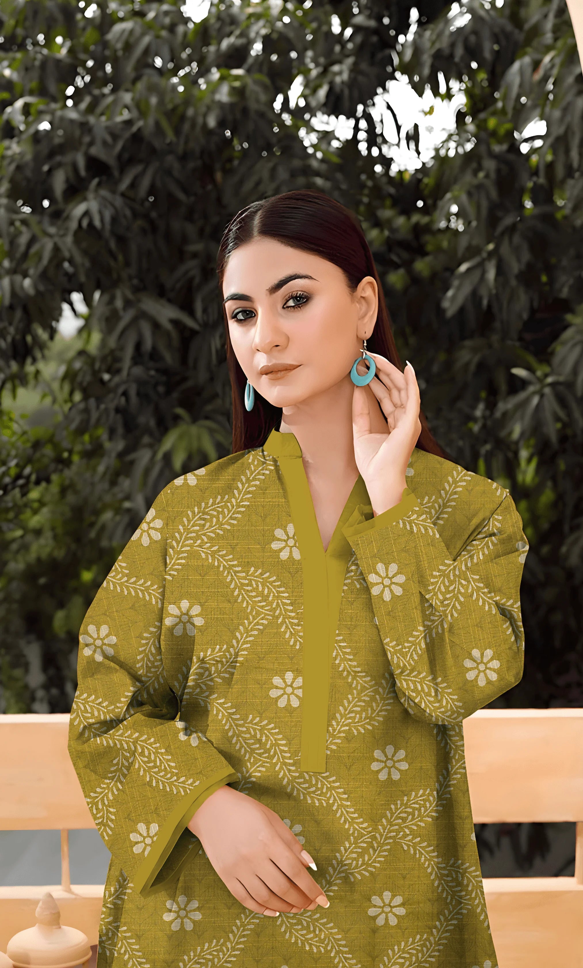 3PC Unstitched Khadar Suit  BA-K-V11-24 B-7