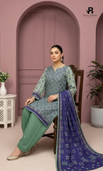 3PC Printed Lawn | Unstitched |  V24