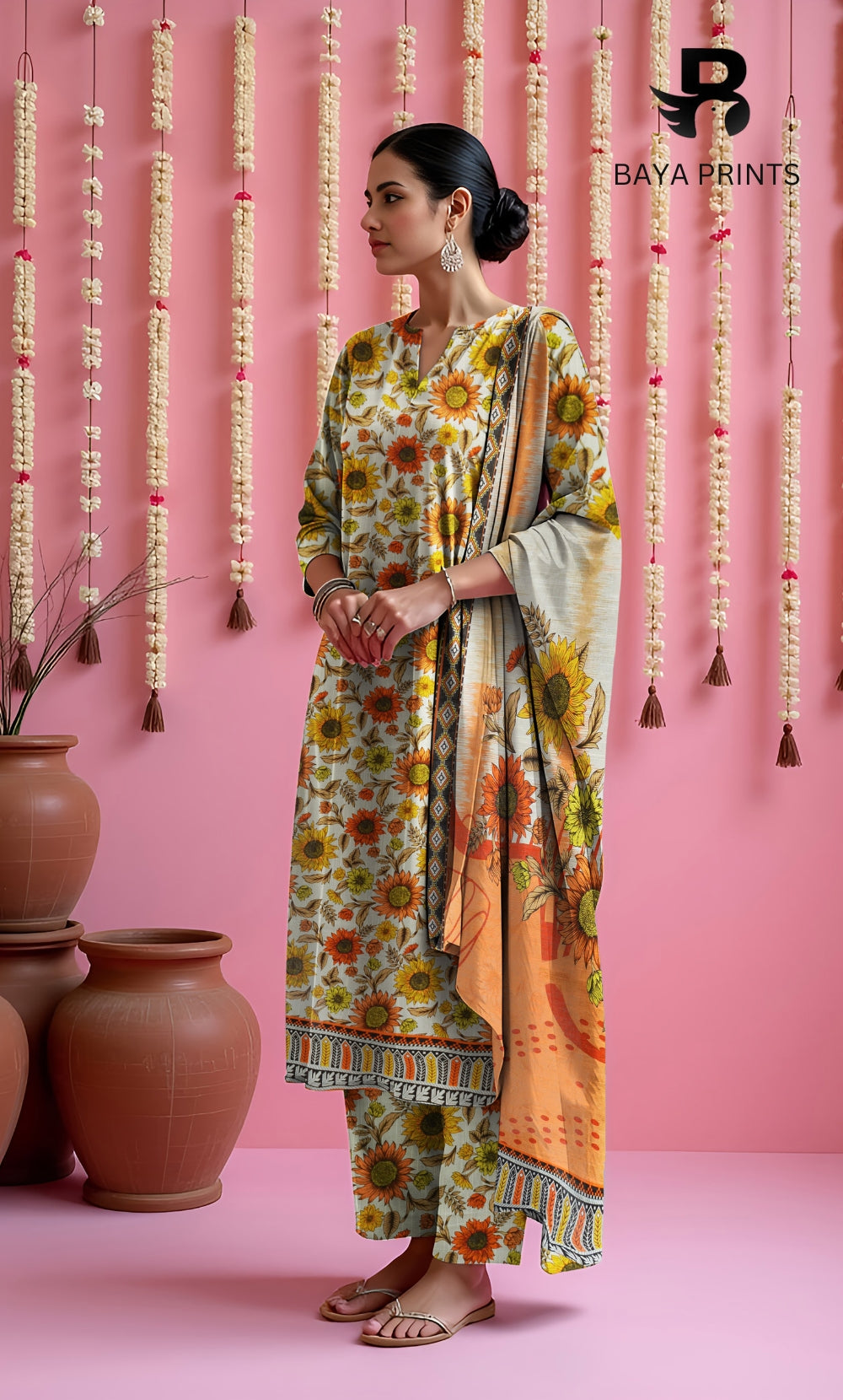 3PC Unstitched Khadar Suit  BA-K-V11