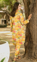 3 Piece Unstitched Printed Lawn Suit- BA-V-21 -7