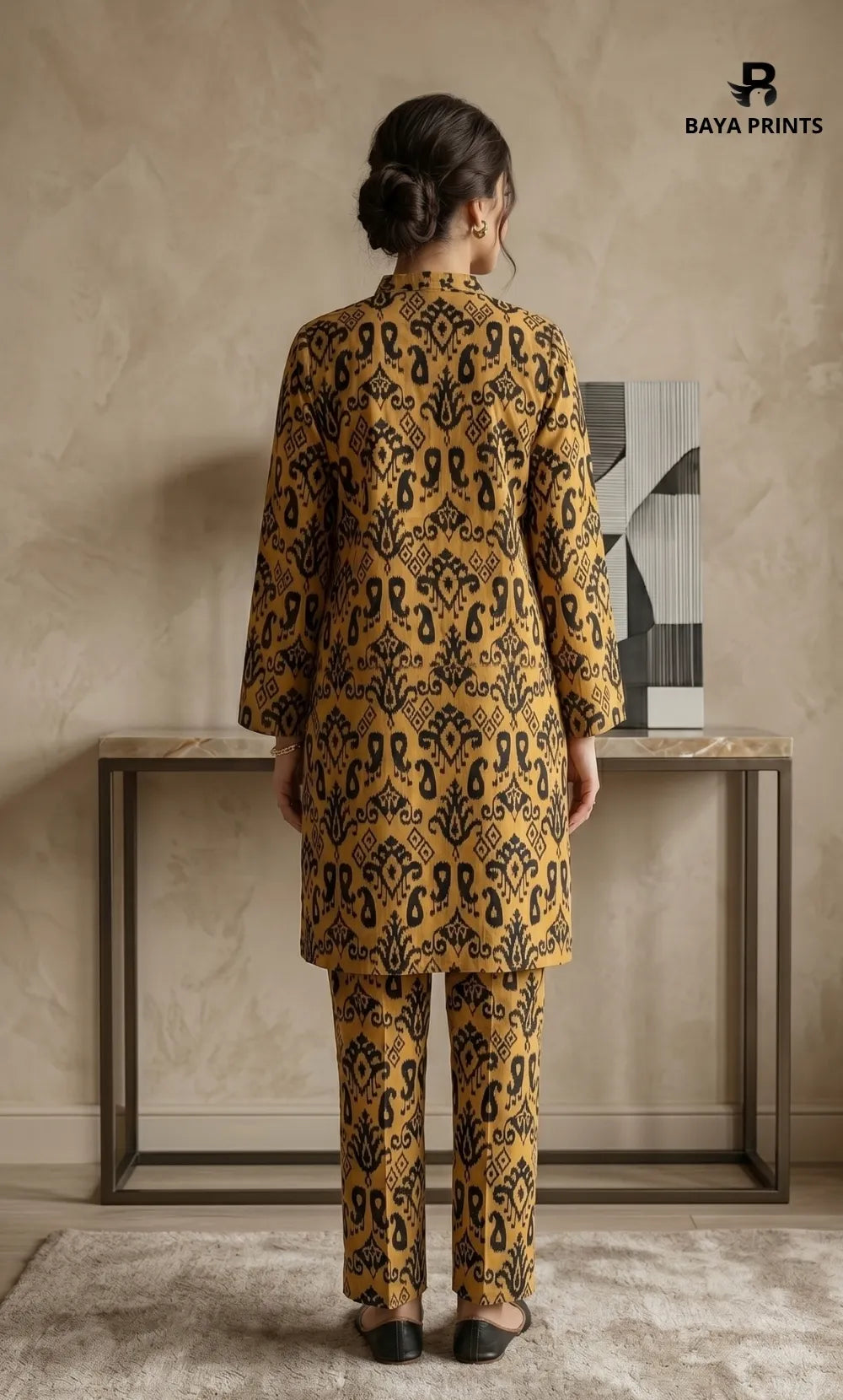 2PC Unstitched Printed Lawn Suit -Orlina