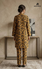 2PC Unstitched Printed Lawn Suit -Orlina