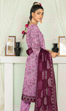 3PC Unstitched Premium Printed Lawn Suit - BA-V1-09