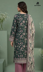 3PC Printed Lawn | Unstitched | BA-V25