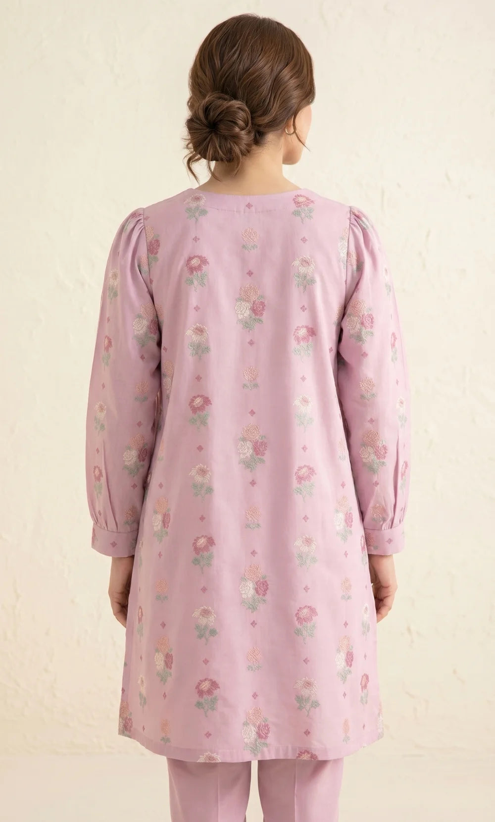 2PC Premium Embroidered Lawn |Unstitched | Breez