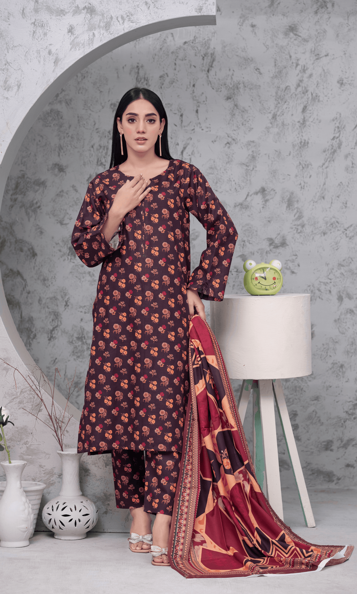 3PC Unstitched Khadar Suit  BA-K-V11-24 B-2