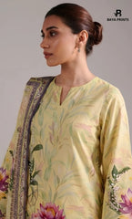 3PC Printed Doria  Lawn | Unstitched | BA-V27