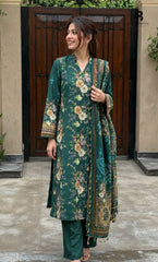 3PC Printed Lawn | Unstitched |  ET-V2
