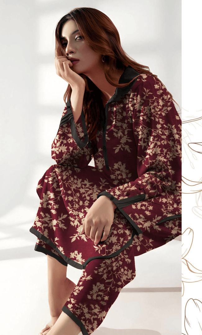 3PC Unstitched Khadar Suit  BA-K-V7 -04 Main Image