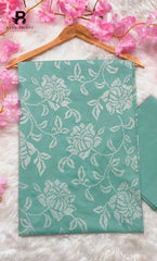2PC Premium Embroidered Lawn |Unstitched | Breez