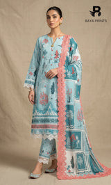 Royal Essence -3PC Printed Lawn | Unstitched