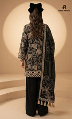3PC Printed Lawn | Unstitched |  B&S