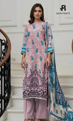 3 Piece Unstitched Karandi Suit BA-V5 002